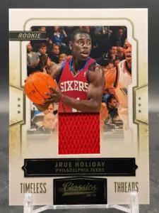 2009-10 Jrue Holiday Classics Timeless Thread RC Rookie /265 Game Worn #175 - Picture 1 of 3