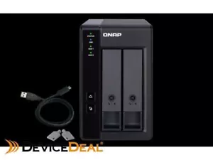 QNAP TR-002 2 BAY DAS(NO DISK) HARDWARE RAID EXPANSION FOR QNAP NAS WINMAC - Picture 1 of 2
