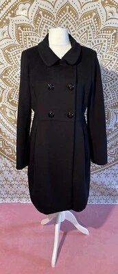 Mantel Cinzia Rocca Gr 42 Schwarz - Bild 1 von 4