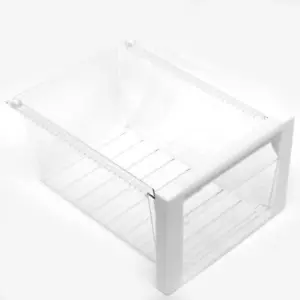 OEM - Whirlpool Freezer Bin, Clear, WPW10322653 Fits Other Brands, NEW in Box - Picture 1 of 1