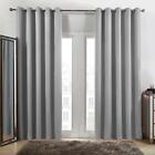 Thermal Thick Blackout Curtains Ring Top Eyelet Ready Made Pair Energy Saving