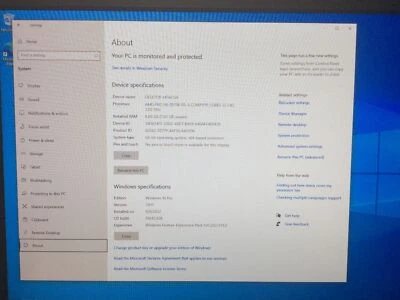 HP EliteDesk 705 G3 Mini AMD Pro A6-8570E 3,0 GHz 8 GB 256 GB SSD Windows 10 Pro Foto 1 de 4