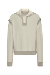 MAISON MARGIELA $2140 Decortique Grey Melange Sweatshirt New & Authentic - Picture 1 of 1