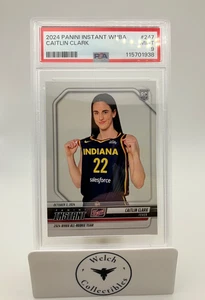 2024 Panini Instant WNBA #247 Caitlin Clark : Rookie Card : PSA 9 - Picture 1 of 2