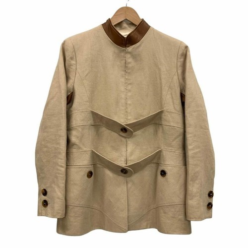 Giacca Valentino zip beige donna taglia 8 usata STOC 0