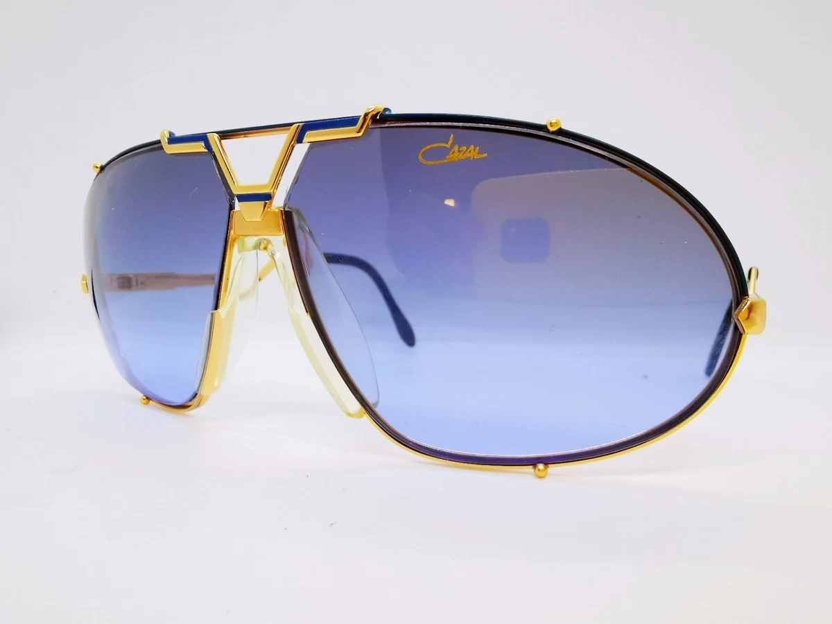 当時46200円 90s vintage CAZAL ハーフリム メガネ 未使用