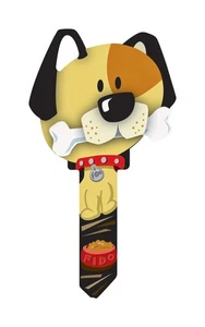 Lucky Line B114K Brass Enamel-Coated Kwikset Dog Shape Blank Key (Pack of 5) - Picture 1 of 1