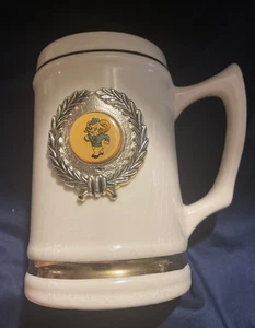UNC Tar Heels Mug Vintage Ceramic Beer Stein Cup NCAA College Basketball - Picture 1 of 7