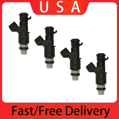 Injetores de combustível 16450RNAA01 para Honda City 2010-2013 ajuste 2009-2013 1.5L L4 4 peças - Imagem 1 de 4