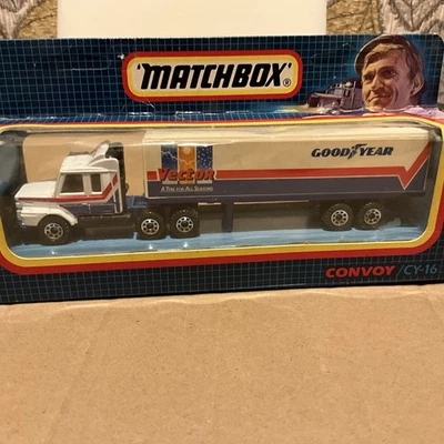 Matchbox Convoy SCANIA Vector GOODYEAR Transport Toy Truck Boxed - Image 1 of 2