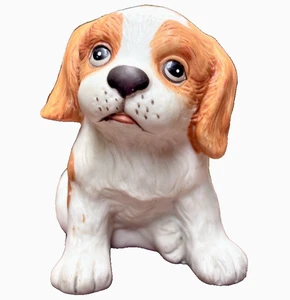 Cocker Spaniel Porcelain Puppy Dog Figurine #1407 Made In Sri Lanka - Picture 1 of 9