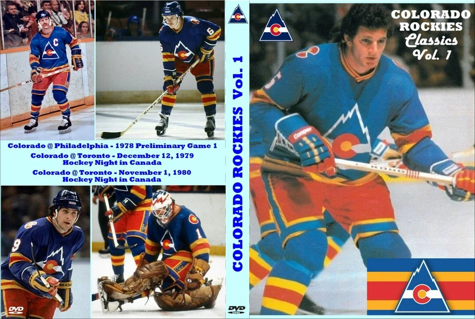 NHL Colorado Rockies hockey classic complete games Volume 1 -- 4 DVDs - Image 1 of 1