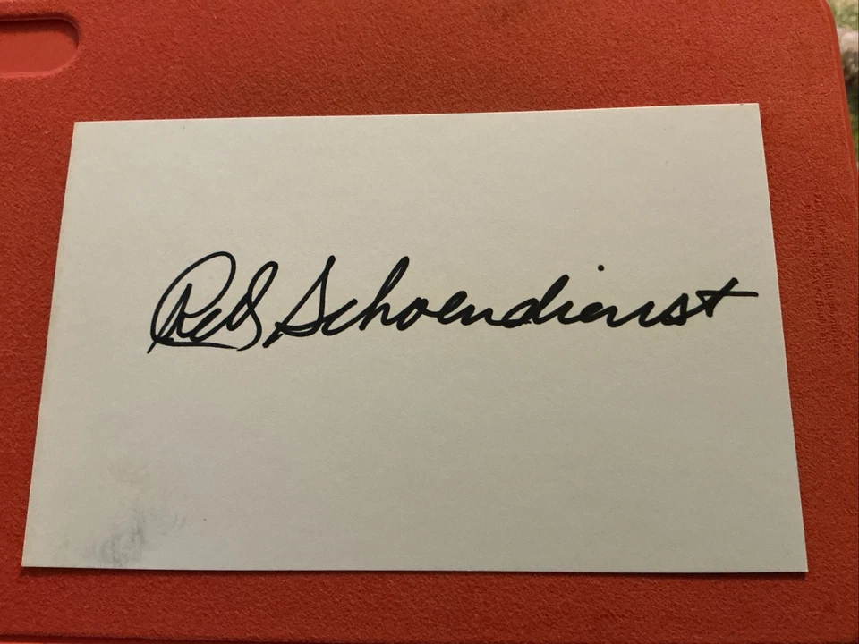 Red Schoendienst🔥🔥🔥1945 St Louis Cardinals🔥🔥🔥AUTOGRAPH 🔥HOF🔥🔥 - Image 1 of 1