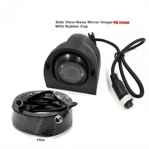 4 PIN PAL CCD Color Front / Side View Camera IR Waterproof + 10m For Truck Van - Picture 1 of 12
