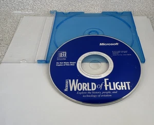 Microsoft World of Flight (PC, 1995) Windows 95 CD-ROM DISC ONLY - Picture 1 of 10