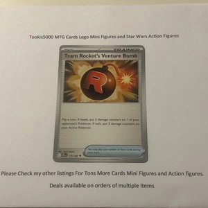 Pokemon Team Rocket's Venture Bomb 179/182 Destined Rivals Pack Fresh - Bild 1 von 2