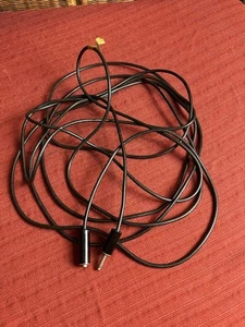 Vintage Mallory Yaxley 25 Foot Cable Radio Telephone 1/4” Male And Female Ends - Picture 1 of 10