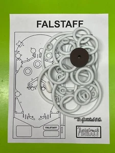 1957 Gottlieb Falstaff Pinball Machine Rubber Ring Kit - Picture 1 of 2