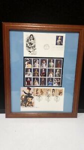 Framed Classic American Dolls USPS Stamps 15 32 Cent sheet Australian Bears