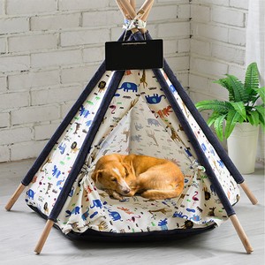 large dog bed with canopy