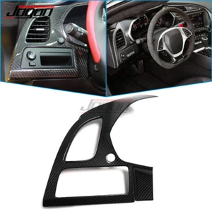 For CORVETTE C7 ZR1 Z06 Carbon Fiber Side Air Vent Outlet Interior Trim Sticker - Foto 1 di 9