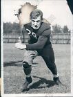 1934 Northwestern University Football Right Guard Carl Devry Press Photo