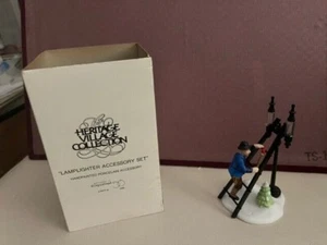 Department 56 -Heritage Village Collection Lamplighter Accessory Set 2pc - Picture 1 of 1