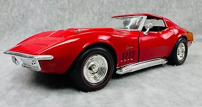 🦅🦅🦅Hot Wheels Red 1969 Chevy Corvette ZL1 427 Stingray 1:18 Scale🦅🦅🦅 - Image 1 of 4