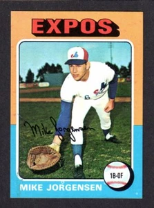 1975 Topps Mini #286 Mike Jorgensen MONTREAL EXPOS EX-MINT + A - Picture 1 of 1