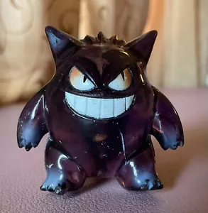 Gengar TOMY Pokemon Figur CGTSJ 1999 Nintendo Vintage dunkellila durchscheinend - Bild 1 von 6