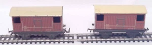 2x Trix TTR NE (LNER) Goods Brake Vans r/n 141578 - Picture 1 of 5