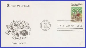 USA4 #1830 U/A READERS DIGEST FDC   Finger Coral - Picture 1 of 1
