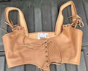 french meadows Leather Underbust Corset Belt - Picture 1 of 3