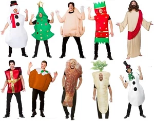 Funny Christmas Costume Adults Fancy Dress Xmas Festive Fun Mens Ladies Novelty - Picture 1 of 13