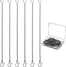 Toilet Handle Beaded Chain Universal Toilet Flapper Chain Kit Stainless Steel To