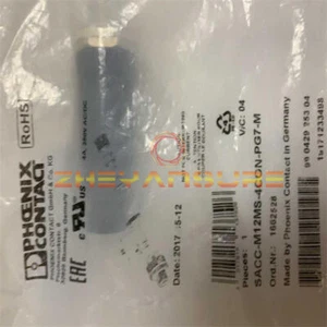 1PCS NEW Phoenix Contact Connector SACC-M12MS-4CON-PG 7-M 1662528 - Picture 1 of 6