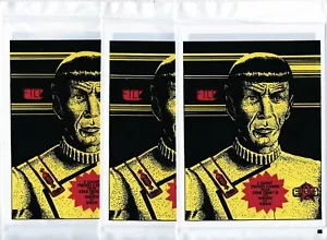 FTCC 1982 STAR TREK 2 WRATH OF KHAN 3 Unopened Packs 5X7 Photo Cards Spock Cover - Picture 1 of 2