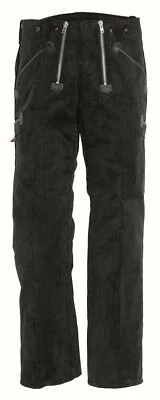 FHB Zunfthose KARL-HEINZ Trenkercord ohne Schlag 20 schwarz Zunft-Hose 50028