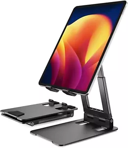 Klearlook Portable Tablet Stand Adjustable Height Angle Foldable Aluminum - Picture 1 of 5