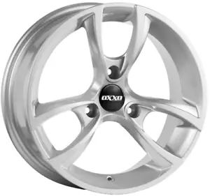 Alufelgen smart fortwo 451 Sommerräder Oxxo Trias silber 15 Zoll Continental - Bild 1 von 2