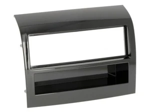 para Citroen Jumper 250 coche radio cubierta marco empotrado 1-DIN negro brillante - Imagen 1 de 2