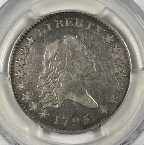 1795 Flowing Hair Half Dollar. .50. PCGS VF Detail. Looks Original. - Picture 1 of 5