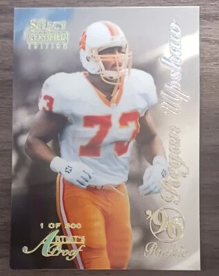 1996 Pinnacle #89 Regan Upshaw Buccaneers Artists Proof /500 NO RESERVE! - Image 1 of 2