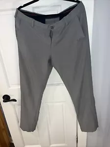 Pantalone Van Heusen Uomo Taglia 34x32 Slim Flex Grigio - Foto 1 di 8