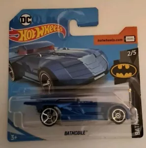 HOT WHEELS 2019 DC BLUE BATMOBILE RARE 19/250 - Postage Combined - Picture 1 of 6