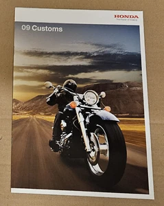 Honda 2009 Customs Motorcycle Range Sales Leaflet Brochure - Picture 1 of 1