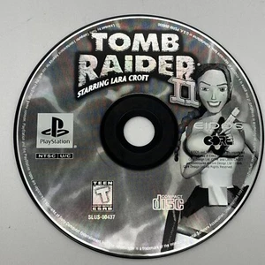 Tomb Raider II 2 Dos Original Sony PlayStation 1 PS1 Disco Solo Probado Funciona - Imagen 1 de 3
