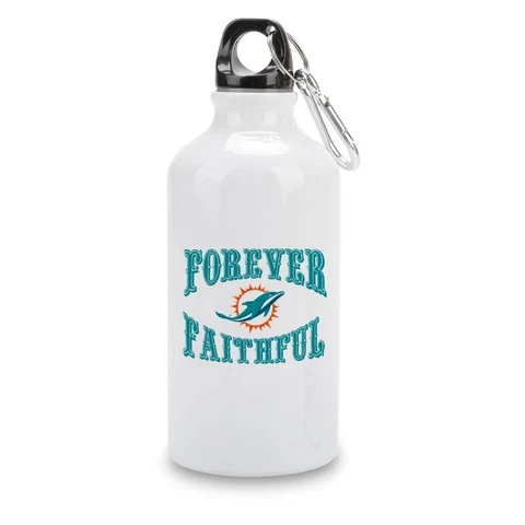 Forever Faithful Miami Dolphins Sport Bottle Portable Bike Water Bottle Cover