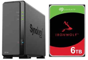 Synology DiskStation DS124 NAS Server 6TB Seagate IronWolf - Bild 1 von 4