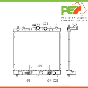 Totalmente Nuevo * PROTEX * Radiador para Nissan Micra 1.4ltr Parte # RADN167 - Imagen 1 de 4